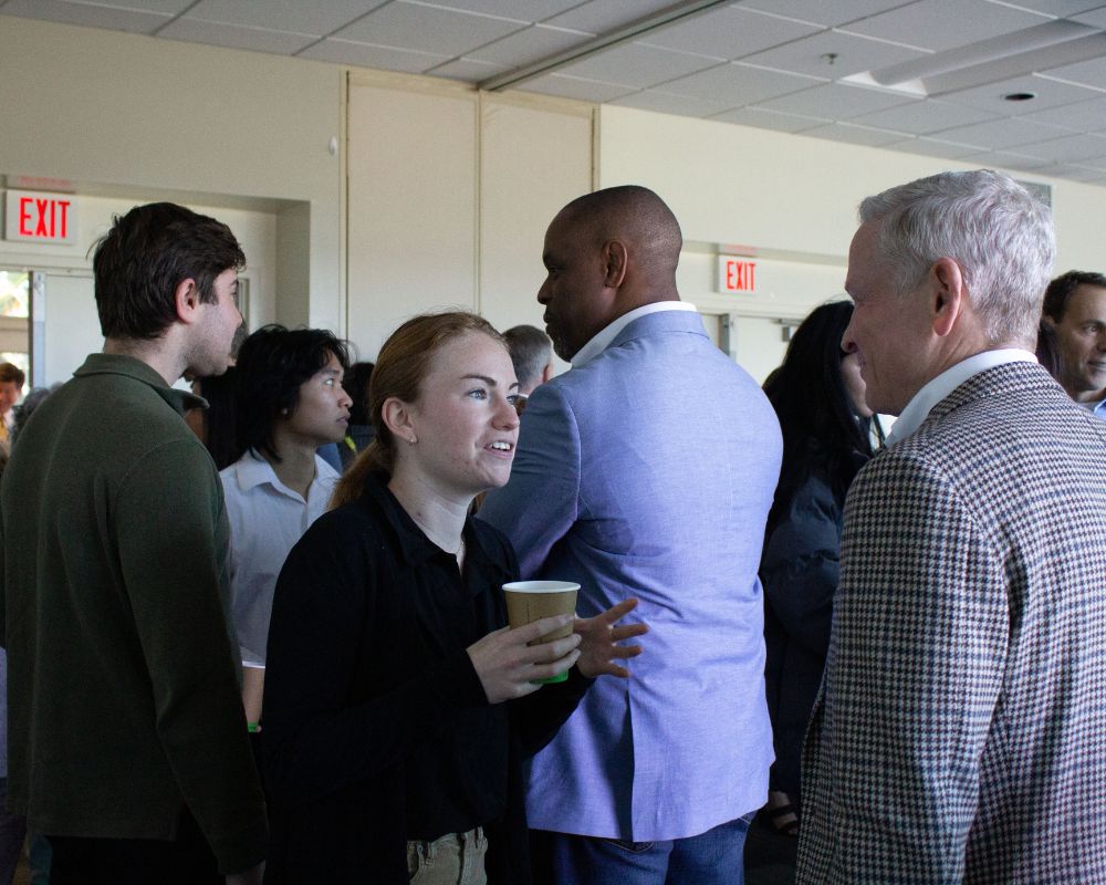 People in conversation