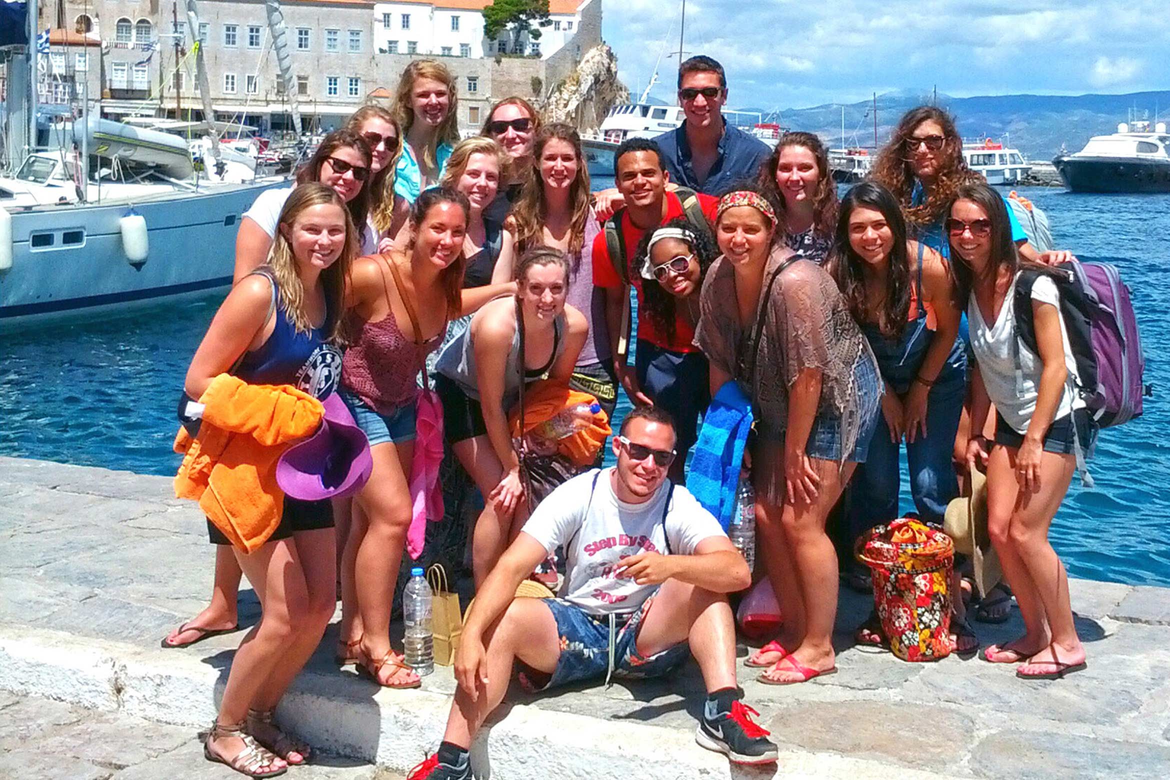 Young alum trip to Greek Harbor