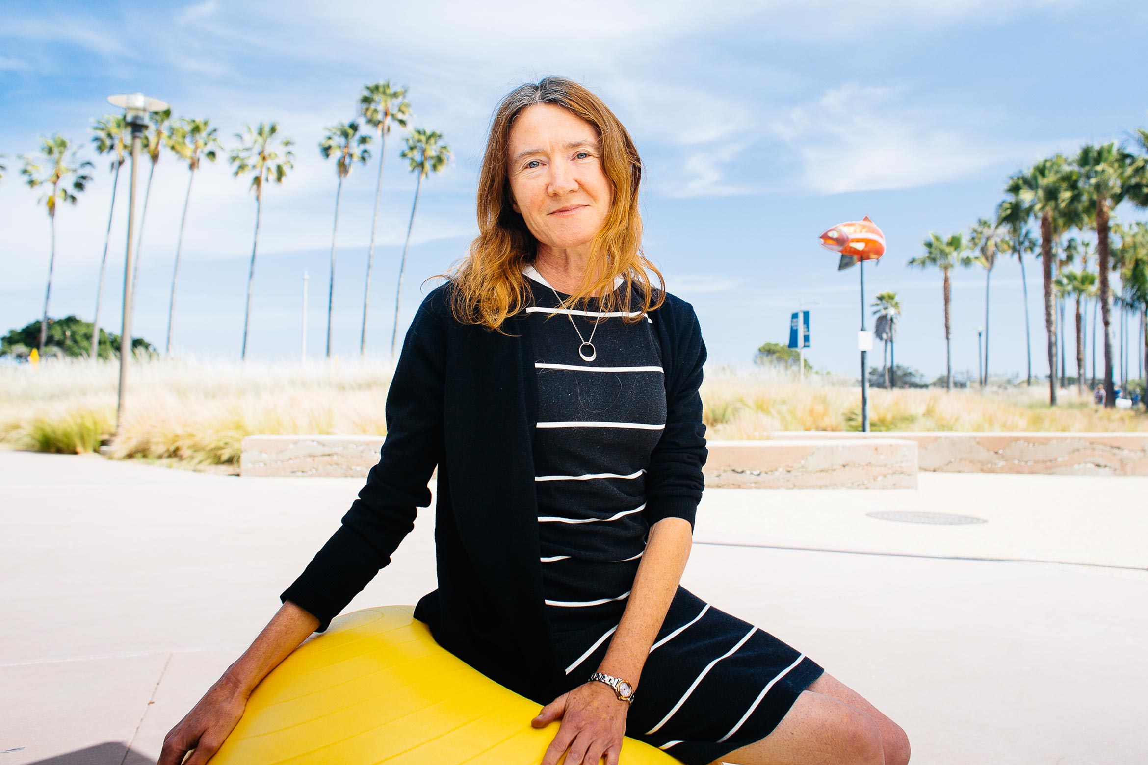 woman on beach
