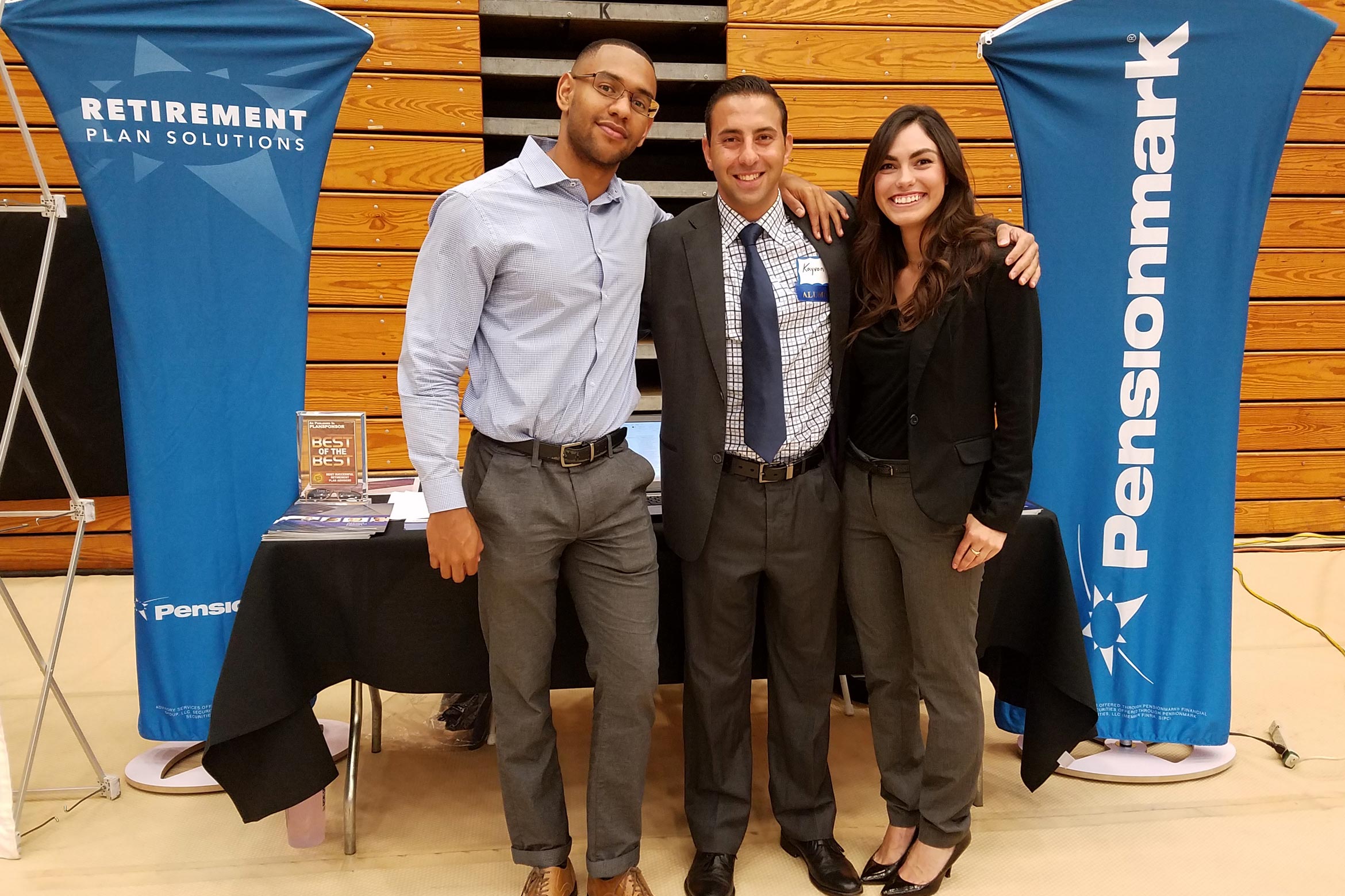 group of people at networking event